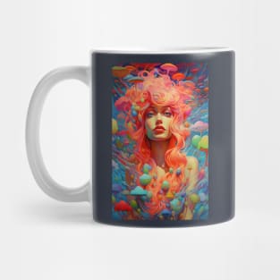 Trippy Female Portrait Mug